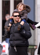 Hugh Jackman Is A Walking Jungle Gym!