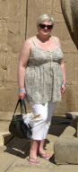 Mary Head, who lost seven and a half stone to fulfil her ambition of being a belly dancer, Cranley, Surrey, Britain - 15 Jan 2010