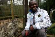 First Ghanian in Winter Olympics, Britain - 27 Jan 2010
