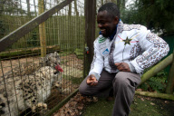 First Ghanian in Winter Olympics, Britain - 27 Jan 2010