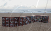 Celebrating the 30th birthday of the IKEA BILLY bookcase on Bondi Beach, Sydney, Australia
