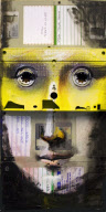 Nick Gentry: Art made from obsolete media, London, Britain - Jan 2010