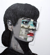 Nick Gentry: Art made from obsolete media, London, Britain - Jan 2010