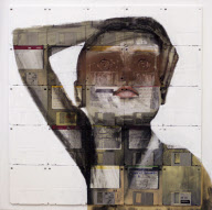 Nick Gentry: Art made from obsolete media, London, Britain - Jan 2010