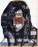 Nick Gentry: Art made from obsolete media, London, Britain - Jan 2010