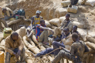 Artisanal gold mine in Tonoir, southern Burkina Faso, West Africa - 2009