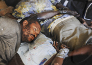 (12)HAITI-PORT-AU-PRINCE-ELECTRICAL APPLIANCE SHOP-LOOT