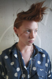 British electropop singer Elly Jackson of La Roux