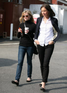 Reese Witherspoon caffeinates to get ready for a busy day