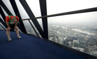 NSPCC Charity Race at the Gherkin Building, London, Britain - 07 Feb 2010