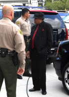 Jackson family members outside the court before arraignment
