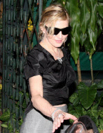 Madonna and Jesus Luz leaving a restaurant in Rio de Janeiro, Brazil - 09 Feb 2010