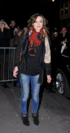 KEIRA KNIGHTLEY LEAVING COMEDY THEATRE
