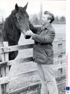 Former Jockey Turned Novelist Dick Francis.