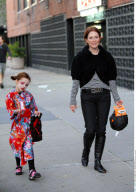 Actress JULIANNE MOORE and her little geisha