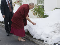 US President Barack Obama meets with the Dalai Lama at the White House, Washington DC, America - 18 Feb 2010