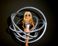 Designer Lu Wei Kang recreates Lady Gaga's wardrobe in miniature for Barbie dolls, Beijing, China - 08 Feb 2010
