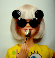 Designer Lu Wei Kang recreates Lady Gaga's wardrobe in miniature for Barbie dolls, Beijing, China - 08 Feb 2010