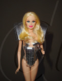 Designer Lu Wei Kang recreates Lady Gaga's wardrobe in miniature for Barbie dolls, Beijing, China - 08 Feb 2010