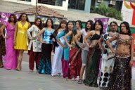 Rehearsal for the 'Vcare Indian Super Queen' transgender beauty pageant, Mumbai, India - 20 Feb 2010
