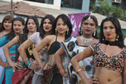 Rehearsal for the 'Vcare Indian Super Queen' transgender beauty pageant, Mumbai, India - 20 Feb 2010