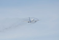 Thomas Cook Boeing 757 fuel leak, Caselle airport, Turin, Italy - 21 Feb 2010