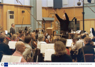 JOHN WILLIAMS WITH THE LSO AND GEORGE LUCAS, MAKING SOUNDTRACK FOR NEW THE STARWARS MOVIE, ABBEY ROAD STUDIOS, LONDON, BRITAIN  - 15 FEB 2002