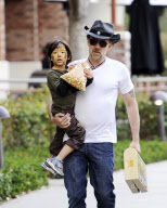 Nicolas Cage Takes His Son To Disneyland
