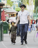 Nicolas Cage Takes His Son To Disneyland