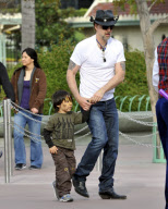 Nicolas Cage Takes His Son To Disneyland