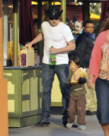 Nicolas Cage Takes His Son To Disneyland