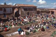 MARKET DAY, CHINCHEROS, CUZCO, PERU