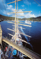 ROYAL CLIPPER, PORT ELIZABETH, BEQUIA ISLAND, GRENADINES, CARIBBEAN