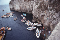 TOURISTS, GROTTO AZZURRA, CAPRI ISLAND, ITALY