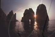 SUNRISE, FARAGLIONI, CAPRI ISLAND, ITALY