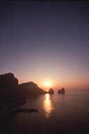 SUNRISE, FARAGLIONI, CAPRI ISLAND, ITALY