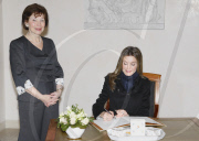 Reception of Crown Princess Letizia in the Castle Bellevue - Berlin