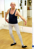 Grandfather age 88 prepares for his ballet debut, Ely, Britain - 11 Jan 2008