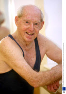 Grandfather age 88 prepares for his ballet debut, Ely, Britain - 11 Jan 2008
