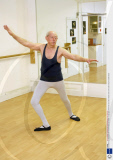 Grandfather age 88 prepares for his ballet debut, Ely, Britain - 11 Jan 2008