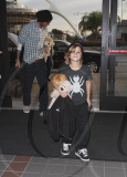 EXCLUSIVEDavid Beckham and the boys at LAX EXCLUSIVE
