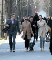 Paul McCartney ,Nancy Shevell,Stella and Alasdhair Willis in Paris