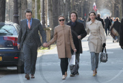 Paul McCartney ,Nancy Shevell,Stella and Alasdhair Willis in Paris