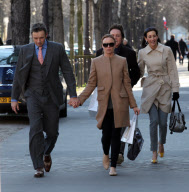 Paul McCartney ,Nancy Shevell,Stella and Alasdhair Willis in Paris