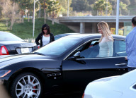 EXCLUSIVE Britney Spears brand new Maserati Gran Tourismo!