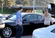 EXCLUSIVE Britney Spears brand new Maserati Gran Tourismo!