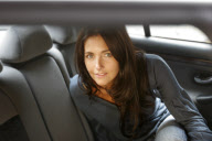 EN TAXI AVEC CRISTINA REALI.