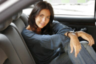 EN TAXI AVEC CRISTINA REALI.