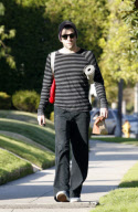 Actor ZACHARY QUINTO looked quite relaxed after his yoga classes in West Hollywood