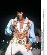 INDIANAPOLIS/USA : Elvis Presley on stage
